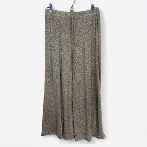 Agnes & Dora Heathered Knit Wide Leg Pants Size XL